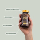 Dr Sosnowski's BioActive Lion's Mane Mushroom Capsules | Potent 1000mg High Strength Lion's Mane Extract (120 Capsules)