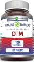 Amazing Formulas DIM (Diindolylmethane) Supplement | 100 Mg Per Serving | 120 Tablets | Non-GMO | Gluten Free | Made in USA