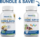 Natural Cure Labs Bundle: Extra Strength Monolaurin 800mg + Immune Support
