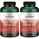 Swanson Extra Virgin Olive Oil - Natural Supplement Supporting Cardiovascular Health w/Essential Fatty Acids - Made w/Organic Cold-Pressed Olive Fruit - (120 Softgels, 1g Each) 2 Pack