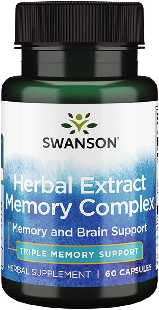 Swanson Herbal Extract Memory Complex 60 Capsules