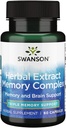 Swanson Herbal Extract Memory Complex 60 Capsules