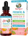 MaryRuth Organics Prenatal & Postnatal Omega-3 Liquid Drops 800mg DHA & 8mg of EPA Per Serving | Overall Wellness for Mom & Baby | 2oz
