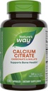 Nature's Way Calcium Citrate, Carbonate and Malate, Supports Bone Health*, 100 Capsules (Packaging May Vary)