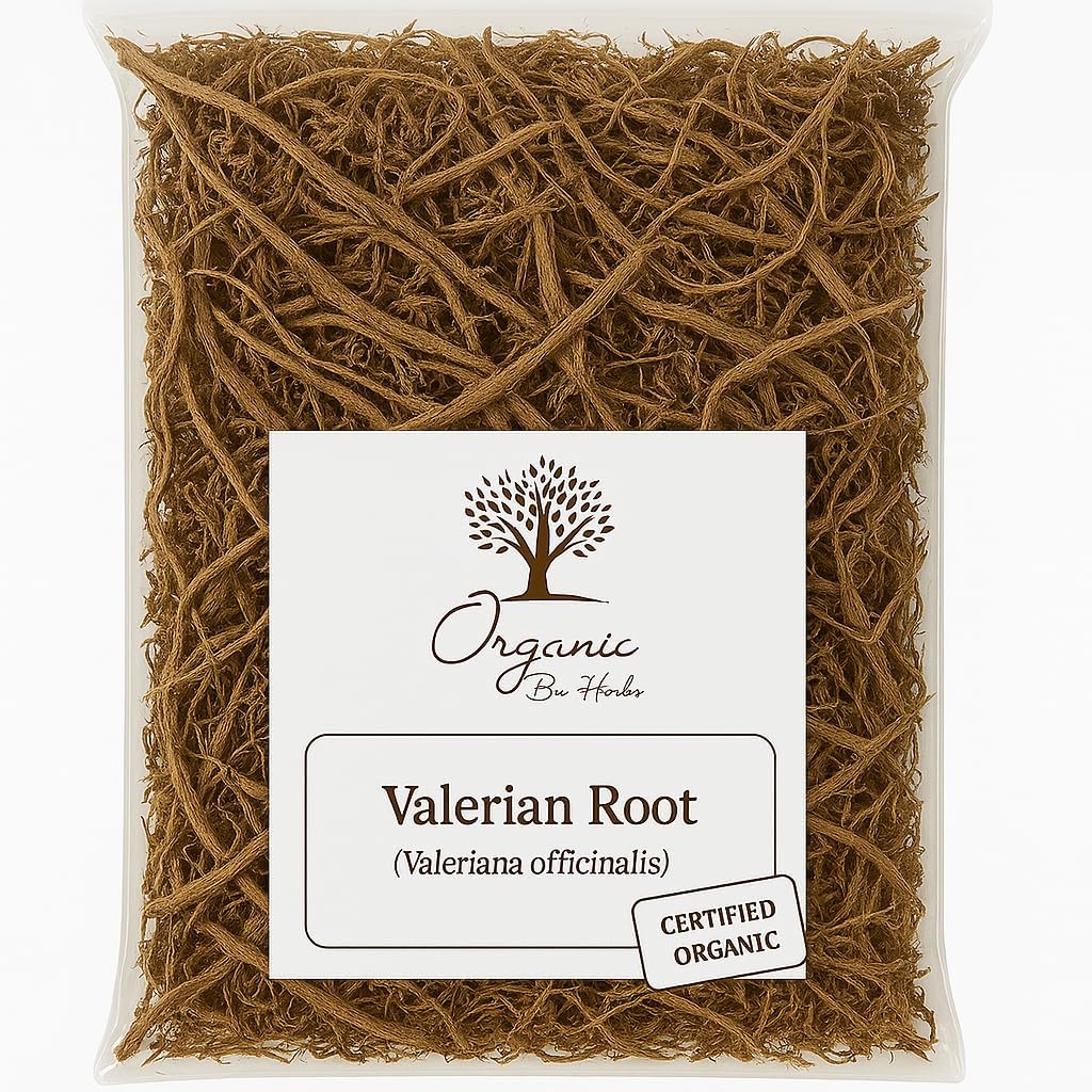 Organic Dried Valerian Root 2 oz – Valeriana Officinalis – Natural Herbal Supplement – Non-GMO, Vegan, Kosher, No Fillers, Caffeine-Free