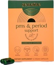 PMS & Period Relief - Menstrual Cramp Relief: No More Period Cramps, Mood Swings, or Bloating. PMS Supplement for Happy Hormones and Period Relief. (12 Count)