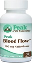 Peak Pure & Natural Peak Blood Flow - Nattokinase Supplement - Healthy Blood Circulation Supplements for Adults | 100mg - 30 Capsules