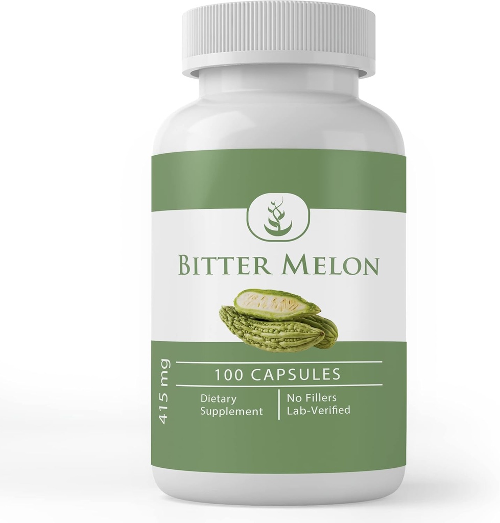 Pure Original Ingredients Bitter Melon, (100 Capsules) Always Pure, No Additives Or Fillers, Lab Verified