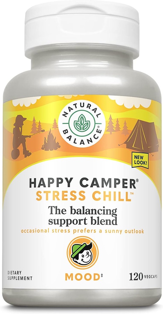 Natural Balance Happy Camper Stress Breaker | 120 VCaps