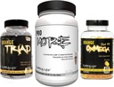 CONTROLLED LABS Bundle - Orange Triad (30 Serv), Orange Oximega Fish Oil (120 softgels), PROmore Protein (27 Serv) Chocolate Ice Cream Sundae