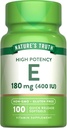 Nature's Truth Vitamin E Softgels | 400 IU 180mg | 100 Count | Non-GMO & Gluten Free Supplement