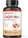 CoQ10 300mg - 120 Capsules - High Absorption - Non-GMO - Gluten-Free - Coenzyme Q10 - CoQ10 Capsules