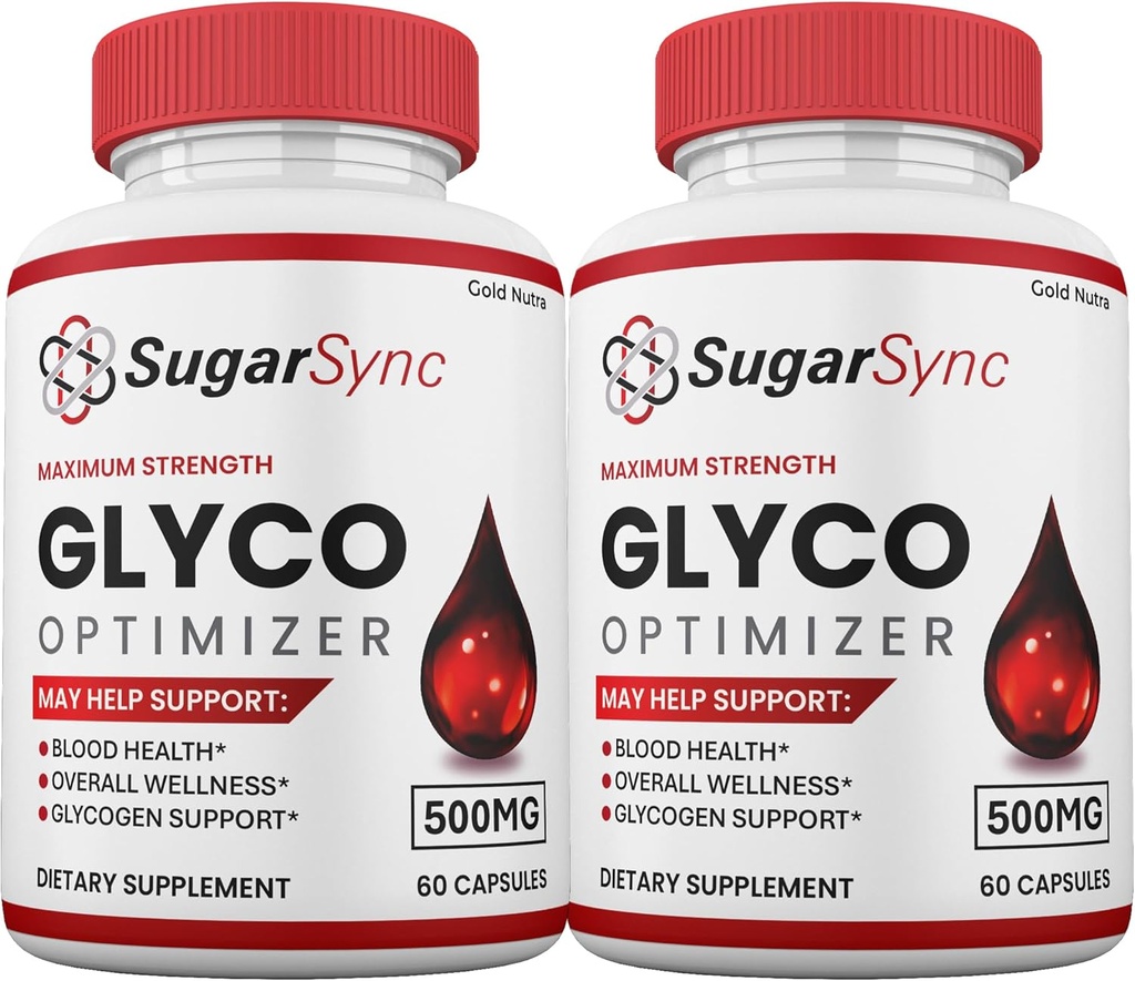 SugarSync Glyco Optimizer Capsules, SugarSync Pills, Supplement for Men and Women Vitamins (2 Pack)