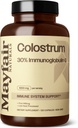 Colostrum Supplement 1000mg, 120 Capsules, 30% IgG, Bovine Colostrum, Immune System Support