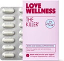 Love Wellness The Killer | Boric Acid Vaginal Suppositories | Balances pH & Supports Odor Control, a Healthy Vaginal Balance and Environment | Fast-Acting & Fragrance-Free | Gentle & Effective | 14 Ct