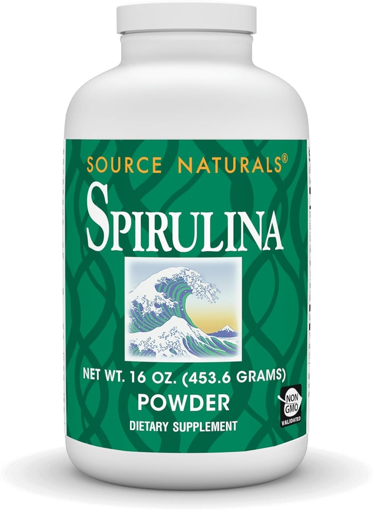 Source Naturals Spirulina - for Immune System Support - 16 oz Powder