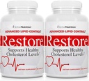 Restore - Supports Healthy Cholesterol, Red Yeast Rice, Grape Seed, Folic Acid for Advanced Lipid Control, All-Natural Bio-Actives, Help Promote Healthy Cholesterol (2)