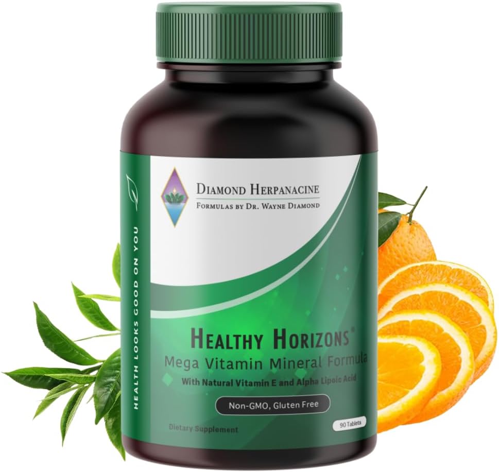 Diamond Healthy Horizons Multivitamin - Natural Multivitamin to Support Stress Relief and Provide Essential Nutrients - Daily Multivitamin for Men and Women - (90 Count)