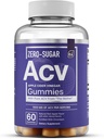 Essential Elements Zero-Sugar ACV Apple Cider Vinegar Gummies from “The Mother” - Naturally-Sourced, Vegan ACV Gummies with Chromium 60 Count