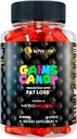 ALPHA LION Gains Candy, Supplement Pills That Support Weight Loss, Appetite Suppressant, Keto-Diet Friendly, Decrease Body Fat, Upgrade Energy & Workout Performance, 60 Capsules (MitoBurn®)