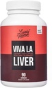 LIVELY VITAMIN CO. Viva La Liver - Improved Function - Liver Cleanse - Detox - Eliminate Toxins & Waste - Cognitive Brain Function - Immune Support - Mental Clarity - 90 Capsules