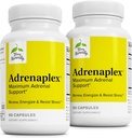 Terry Naturally Adrenaplex - Adrenal Gland Function Supplement - Glandular Support with Vitamins C & B6 - Supports Healthy Adrenal Function - Keep Out of Reach of Children - 60 Capsules (Pack of 2)