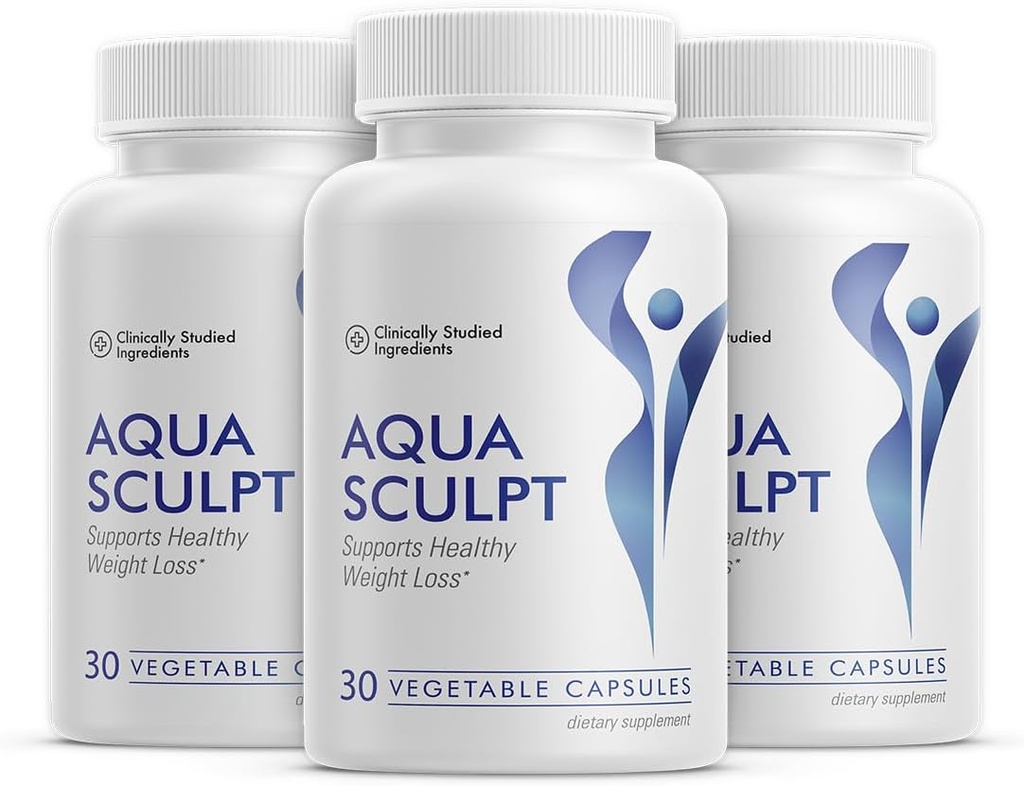 AquaSculpt – Natural Supplement for General Health and Energy Support | Promotes Healthy Metabolism | Herbal Blend with L-Carnitine and L-Theanine | 90 Capsules