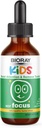 BIORAY Kids NDF Focus, Citrus - 2 fl oz - Supports Cognitive Function, Enhances Clarity & Promotes Steady Energy Levels - Non-GMO, Vegetarian, Gluten Free - 1-2 Month Supply