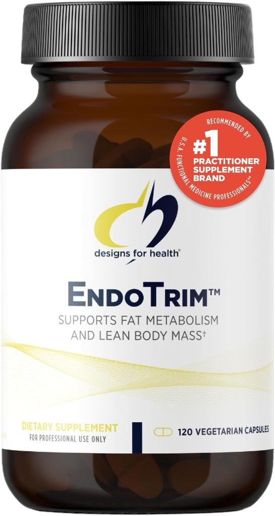 Designs for Health EndoTrim - Green Tea Extract, Garcinia Cambogia, Coleus Forskohlii + L-Carnitine Supplement for Men + Women - Vegan (120 Capsules)