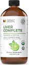 Complete Natural Products Liver Complete 12oz - Organic Liquid Liver Cleanse & Detox Supplement for High Enzymes, Fatty Liver, Liver Support