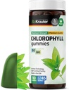 BIO KRAUTER Chlorophyll Gummies - 90 Chews - Chlorophyll Supplements - Natural Skin & Detox Support - Vegan, Pectin Based, Non-GMOs Chews