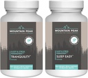 Mountain Peak Nutritionals Ultimate Sleep Bundle - Tranquility & Sleep Easy - Promoting A Calm & Relaxed Mood for Better Rest - Sleep Support Supplements w/Vitamins B6 & B12