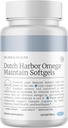 Big Bold Health Dutch Harbor Omega Maintain Softgels - Premium Alaskan Cod Liver Oil (120 Count) - Sustainably Sourced Omega-3 Supplement with EPA, DHA, DPA - Natural Vitamins A & D - MSC Certified