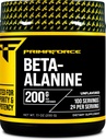 Primaforce Beta Alanine Powder, Unflavored, 200 Grams - Gluten Free, Non-GMO Supplement for Men and Women