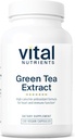 Vital Nutrients Green Tea Extract 550mg | Potent Antioxidant for Heart & Immune Health* | Polyphenols Supplement with EGCG | Gluten, Dairy, Soy Free | Non-GMO | 120 Capsules
