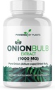 Onion Bulb Extract 1000mg Pure All Natural Onion (Allium Cepa) Dried Bulb - 120 Capsules