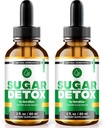 NutraRize (2 Pack) Sugar Detox Drops, SugarDetox Drops, 21-Day Sugar Detox Challenge, All-Natural Liquid Cleanse for Beginners, Premium Blood Formula Gotas Reviews (60 Servings)