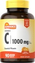 Sundance Chewable Vitamin C 1000mg | 90 Tablets | Natural Orange Flavor | Vegetarian, Non-GMO, and Gluten Free Supplement
