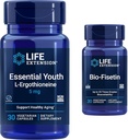 Life Extension Essential Youth L-Ergothioneine and Bio-Fisetin Cellular Health Capsules, 30 Count Each