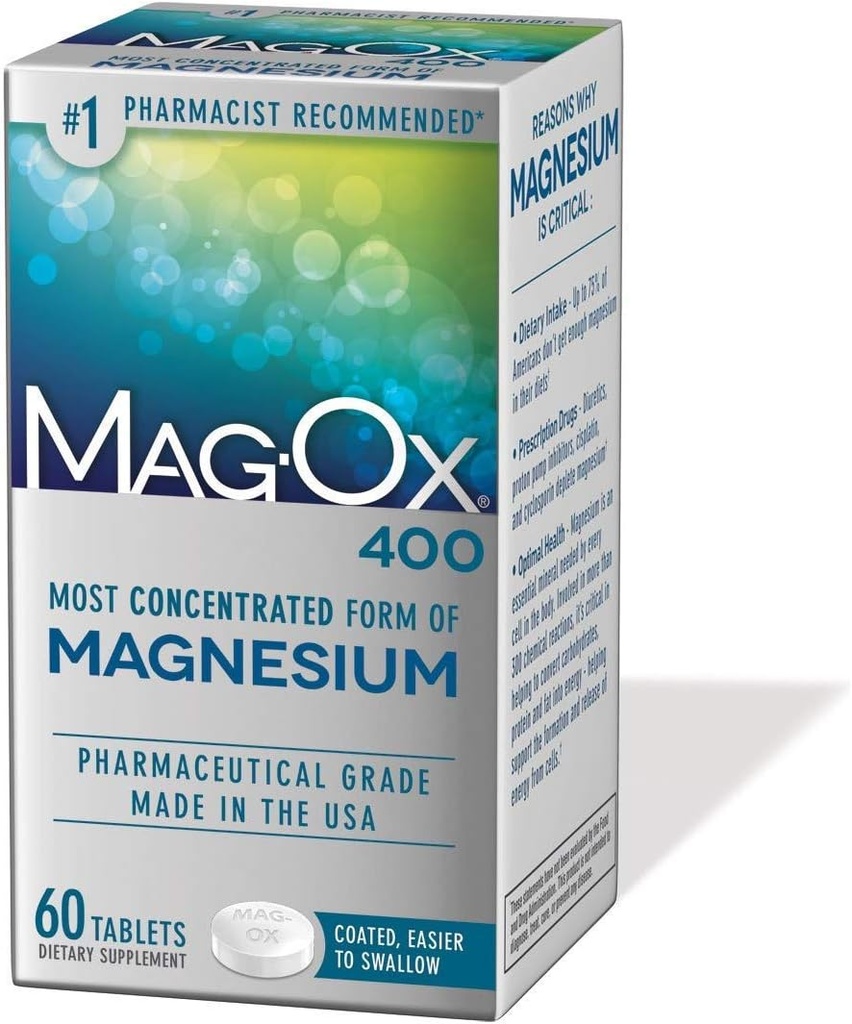 Mag-Ox 400 Magnesium, Tablets 60 Each ( Pack Of 4 )