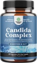 Candida Cleanse Detox for Women - Anti Overgrowth Gut Detox for Women with Caprylic Acid Black Walnut Wormwood and Oregano - Full Body Cleanse with Prebiotics & Probiotics - 30 Days of Supply