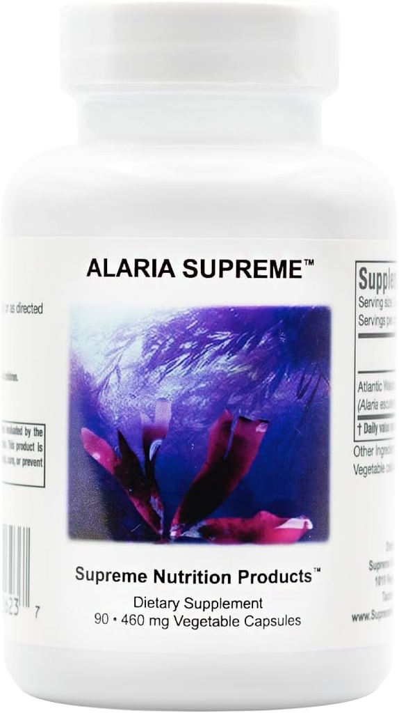 Supreme Nutrition Alaria Supreme, 90 Pure Atlantic Wakame Vegetarian Capsules