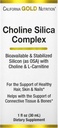 California Gold Nutrition Choline Silica Complex, Bioavailable & Stabilized Silicon with Choline & L-Carnitine, 1 fl oz (30 ml)