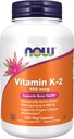NOW Foods Supplements, Vitamin K-2 100 mcg, Menaquinone-4 (MK-4), Supports Bone Health*, 250 Veg Capsules