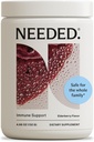 Needed. Immune Support Immunity Powder - for The Whole Family - Pregnancy Safe Immunity Supplement - Zinc with Elderberry - Easy-to-Take