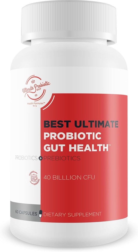Best Ultimate Probiotic Gut Health - Our Best Total Gut Restore Probiotic - Ultimate 11 Strain Probiotics & Prebiotic Formula to Restore Gut Health - Leaky Gut Supplement - Acid Reflux Probiotics