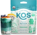 KOS USDA Organic Spirulina Powder, Natural Taste - 100% Pure, Non-Irradiated Vegan Green Blue Spirulina Superfood Powder, Plant Based - Rich in Protein, Vitamins, Antioxidants & Fiber, 60 Servings Bag