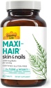 Country Life Maxi-Hair Supplement - 2000mcg Biotin & Vitamins for Hair, Skin & Nails - Certified Gluten-Free & Vegetarian - Supports Hair Growth, 60 Tablets