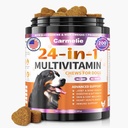 Dog Vitamins, 24 in 1 Dog Vitamins and Supplements 200 Chews with Glucosamine Probiotics Omega-3 Dog Multivitamins Chewable for Hip & Joint, Skin & Coat, Immune Health, Digestive (Chicken)