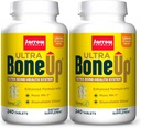 Jarrow Formulas Ultra BoneUp - 240 Tablets, Pack of 2 - Powerful, Multinutrient Bone Health Formula - Includes More MK-7 & JarroSil Activated Silicon for Added Bone Support - 240 Total Servings